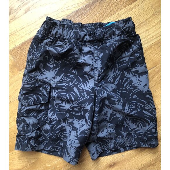 Columbia Size 4/5 Shorts Swim Trunks Black & Grey - Picture 1 of 5